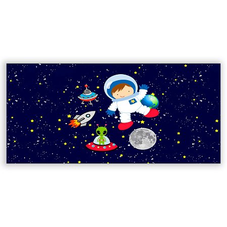 Capa Painel Retangular Sublimado - Astronauta
