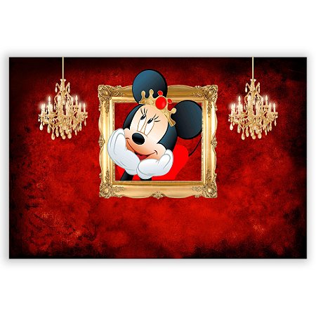 Capa Painel Retangular Sublimado - Minnie
