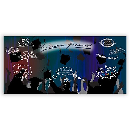Capa Painel Retangular Sublimado - Formatura