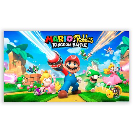 Capa Painel Retangular Sublimado - Super Mario