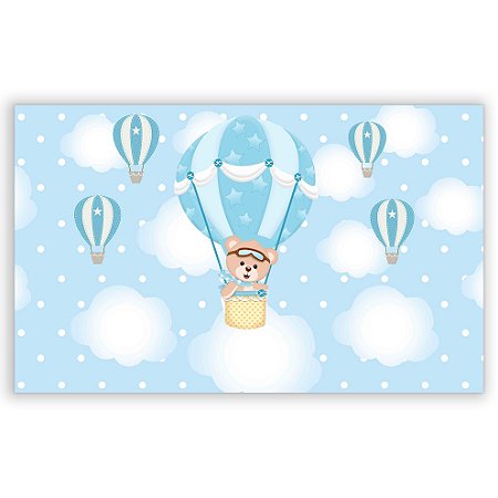 Capa Painel Retangular Sublimado - Urso Balão