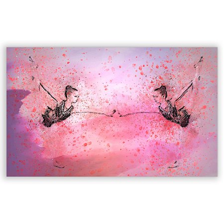 Capa Painel Retangular Sublimado - Bailarina