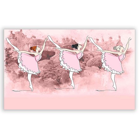 Capa Painel Retangular Sublimado - Bailarina
