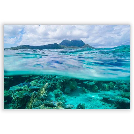 Capa Painel Retangular Sublimado - Fundo do Mar