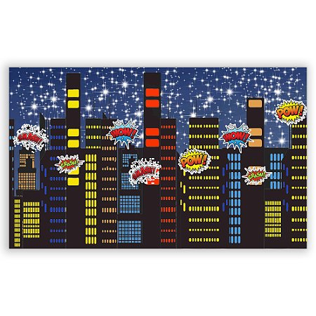 Capa Painel Retangular Sublimado - Predios