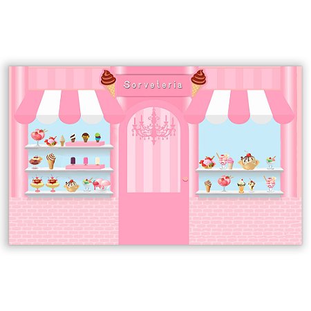 Capa Painel Retangular Sublimado - Confeitaria