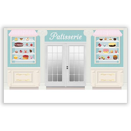 Capa Painel Retangular Sublimado - Confeitaria