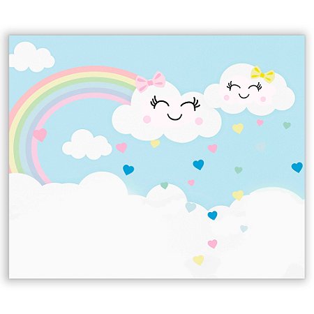 Capa Painel Retangular Sublimado - Chuva de Amor