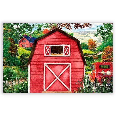 Capa Painel Retangular Sublimado - Celeiro