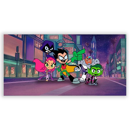 Capa Painel Retangular Sublimado - Teen Titans