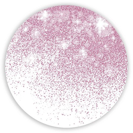 Capa Painel Redondo Sublimado - Glitter