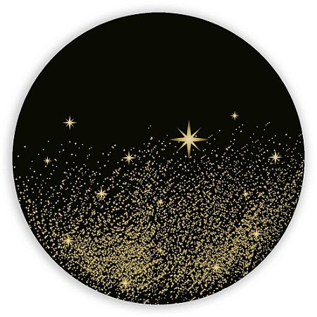 Capa Painel Redondo Sublimado - Glitter