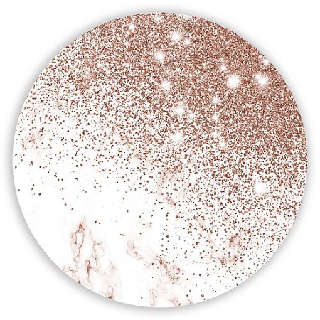 Capa Painel Redondo Sublimado - Glitter
