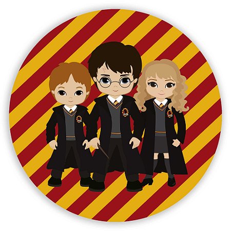 Capa Painel Redondo Sublimado - Harry Potter