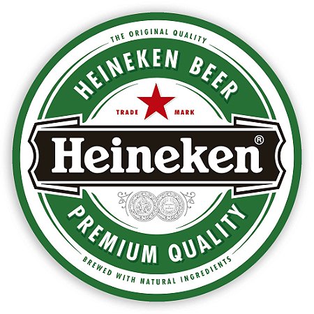 Capa Painel Redondo Sublimado - Heineken
