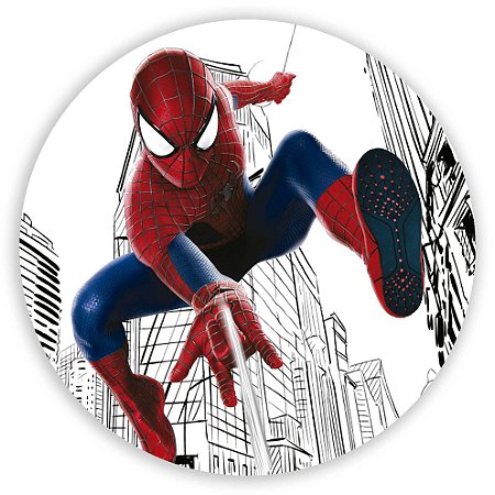 Capa Painel Redondo Sublimado - Homem Aranha