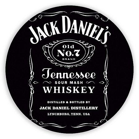 Painel Redondo - Jack Daniels - Sublimado 3D