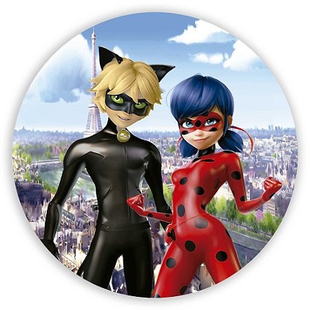 Capa Painel Redondo Sublimado - Ladybug