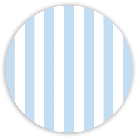 Capa Painel Redondo Sublimado - Listras Azul