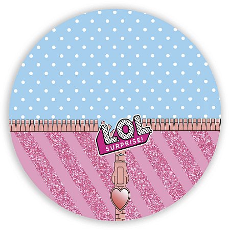 Capa Painel Redondo Sublimado - LOL Surprise