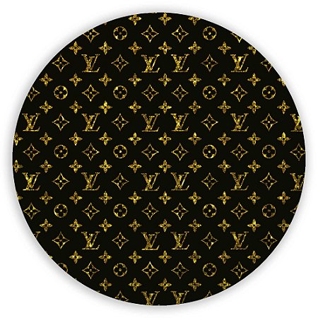 Painel Redondo - Louis Luitton - Sublimado 3D