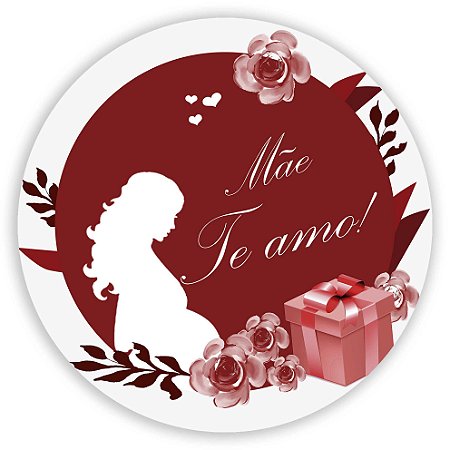 Capa Painel Redondo Sublimado - Mae