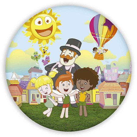 Capa Painel Redondo Sublimado - Mundo Bita