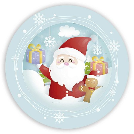 Painel Redondo - Natal - Sublimado 3D