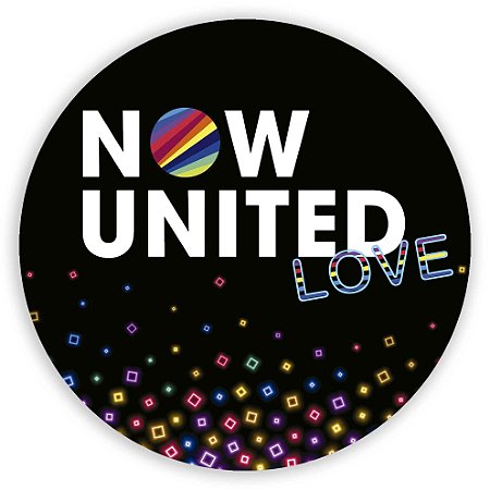 Capa Painel Redondo Sublimado - Now United