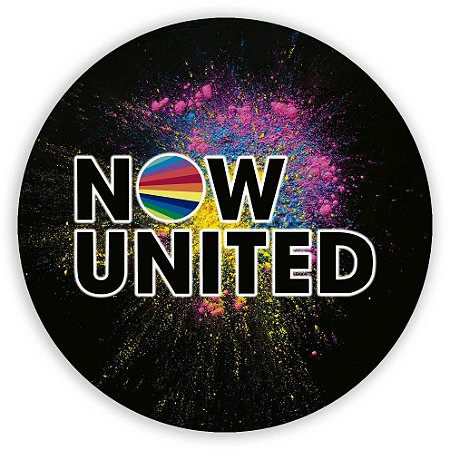 Capa Painel Redondo Sublimado - Now United