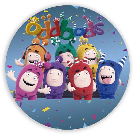 Painel Redondo - Odd Bods - Sublimado 3D