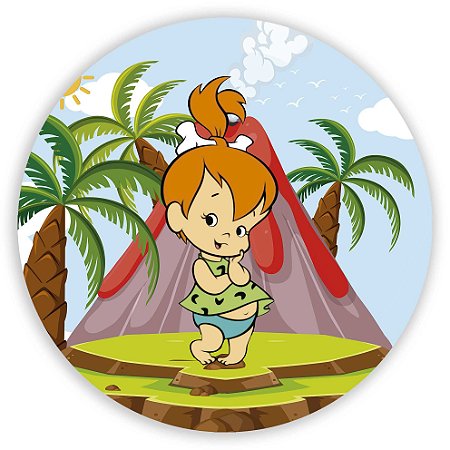 Capa Painel Redondo Sublimado - Pedrita