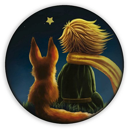 Capa Painel Redondo Sublimado - Pequeno Principe