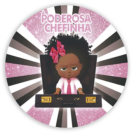 Capa Painel Redondo Sublimado - Poderosa Chefinha