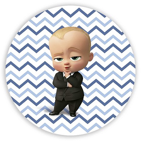 Capa Painel Redondo Sublimado - Poderoso Chefinho