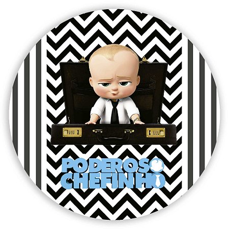 Capa Painel Redondo Sublimado - Poderoso Chefinho