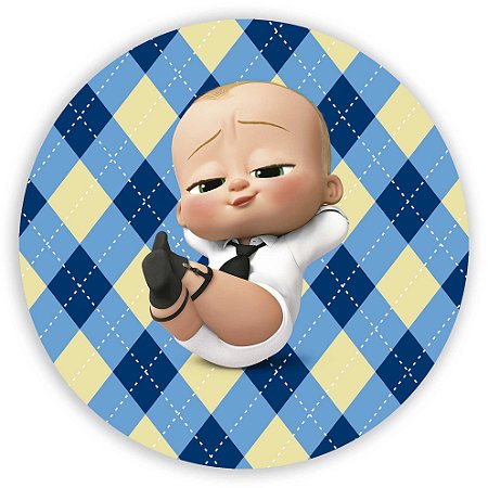 Capa Painel Redondo Sublimado - Poderoso Chefinho