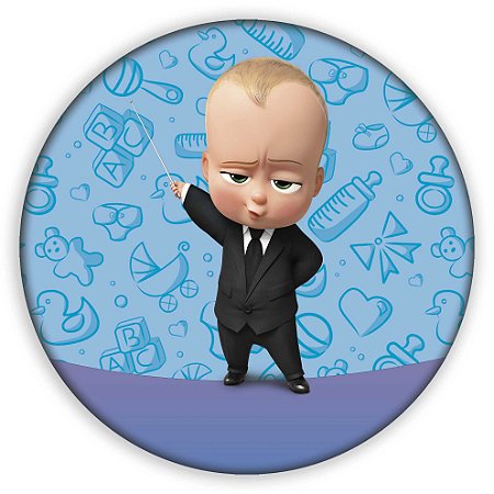 Capa Painel Redondo Sublimado - Poderoso Chefinho