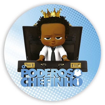 Capa Painel Redondo Sublimado - Poderoso Chefinho