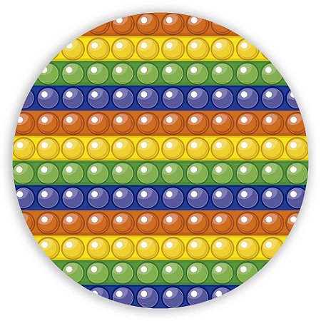 Capa Painel Redondo Sublimado - Pop It