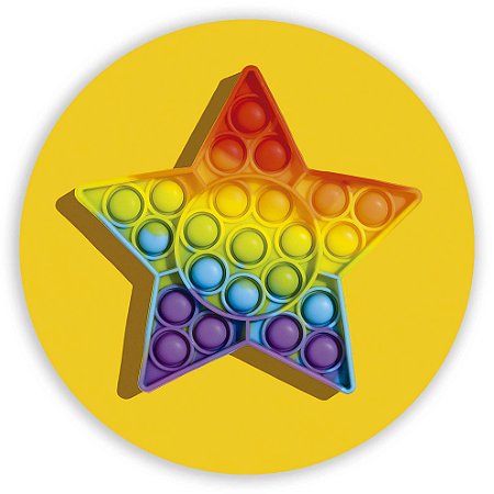 Capa Painel Redondo Sublimado - Pop It