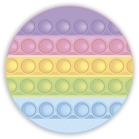 Capa Painel Redondo Sublimado - Pop It