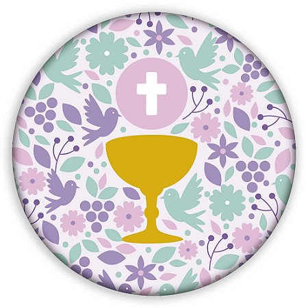 Capa Painel Redondo Sublimado - Primeira Eucaristia