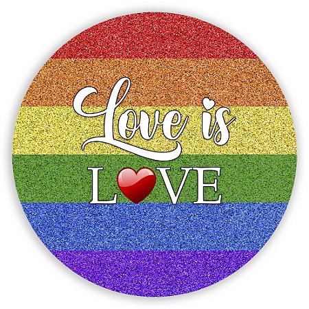 Painel Redondo - LGBT  - Sublimado 3D