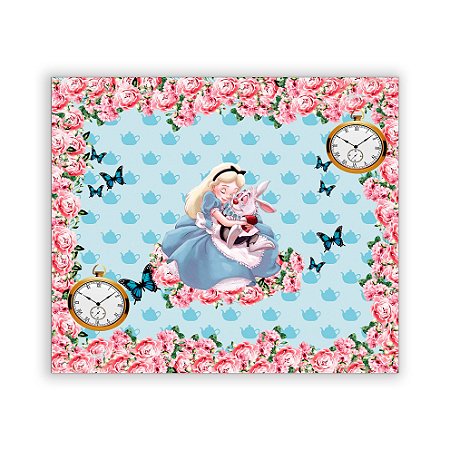 Capa Painel Retangular Sublimado - Alice