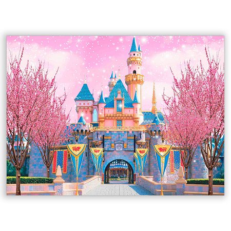 Capa Painel Retangular Sublimado - Castelo