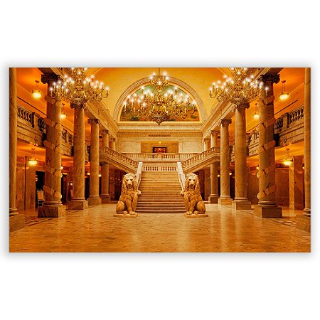 Capa Painel Retangular Sublimado - Escadaria Castelo