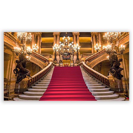 Capa Painel Retangular Sublimado - Escadaria Castelo