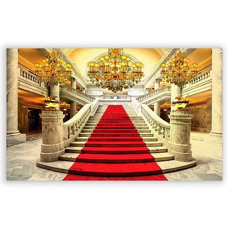 Capa Painel Retangular Sublimado - Escadaria Castelo