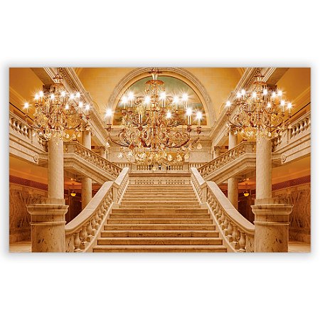 Capa Painel Retangular Sublimado - Escadaria Castelo